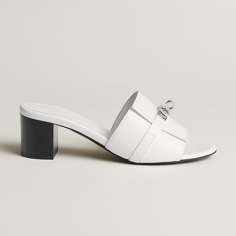 Giày Hermes Gigi 50 Sandal Nữ Trắng